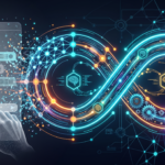 Conceptual illustration of AI loops and autonomous agents replacing manual prompting in Claude and ChatGPT.